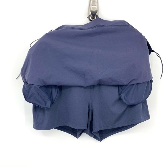 Columbia Women Size XL Skort Mini Skirt Shorts Liner Blue Pull On Quick Dry Hike - Picture 5 of 7